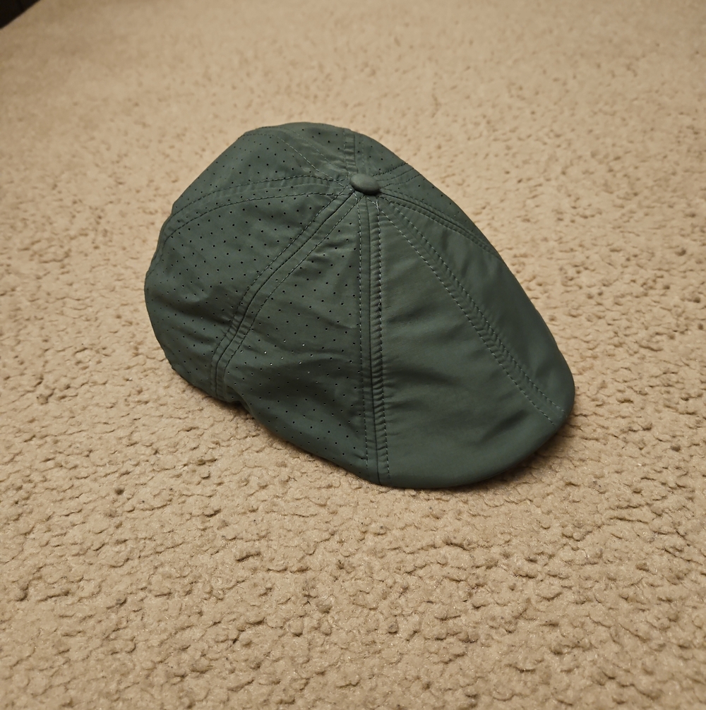 Men's Dark Green Casual Flat Cap
